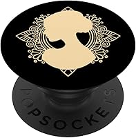 Vista 1 de Alabaster Cameo Art Deco - Agarre para teléfono móvil, diseño de amante del arte Nouveau