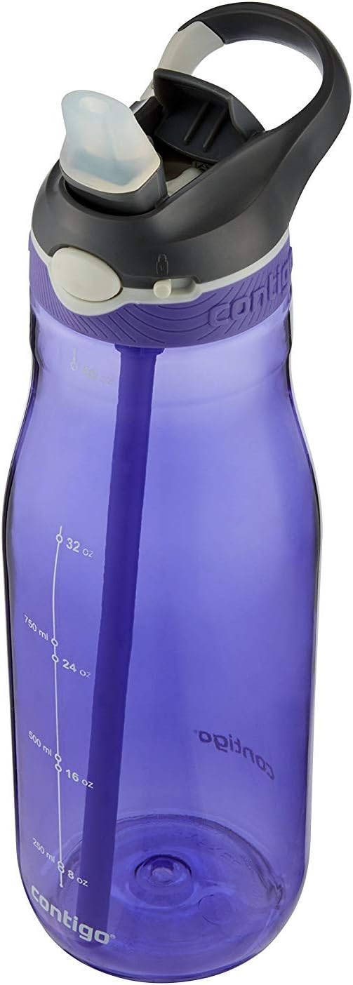 Contigo AUTOSPOUT Straw Ashland Water Bottle, 40 oz., Grapevine