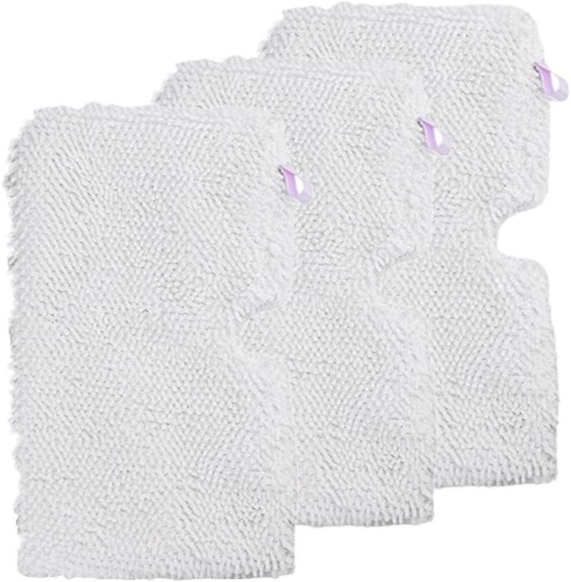 Xindejia 3 Pack Washable Microfiber Mop Replacement Pads Cleaning Pads Compatible for Shark Steam Pocket Mops S3500 Series,S2901,S2902,S3455,S3501,S3550,S3601,S3801,S3901,S4601,S4701,SE450