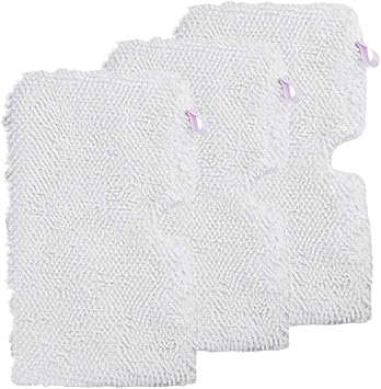 Xindejia 3 Pack Washable Microfiber Mop Replacement Pads Cleaning Pads Compatible for Shark Steam Pocket Mops S3500 Series,S2901,S2902,S3455,S3501,S3550,S3601,S3801,S3901,S4601,S4701,SE450