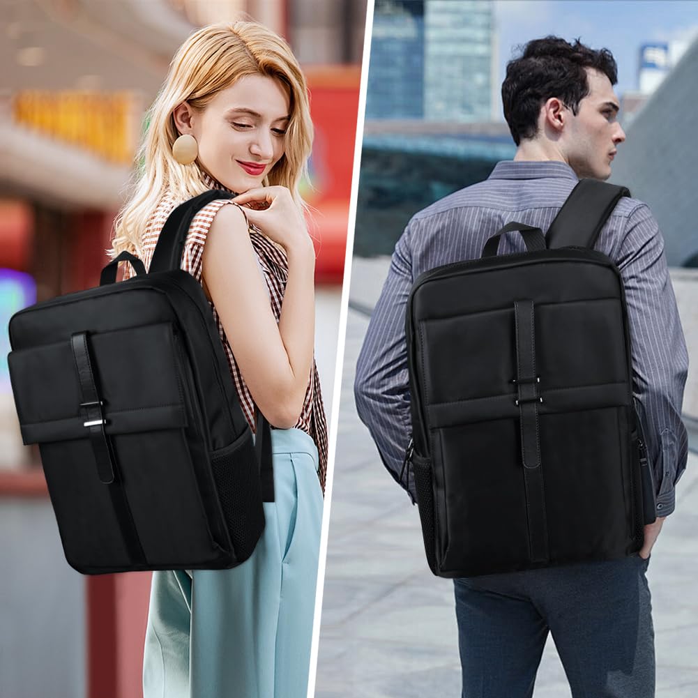 Aucuu Sac à Dos Homme Travail, Sac a Dos PC Portable 15,6 Pouces,Mise à niveau,Sacs a Dos Ordi Portable Imperméable Grande Capacité, Sacs a Dos Homme Ordinateur pour Voyage d'affaires Loisirs Scolaire