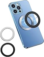 Vista 1 de Anillos adaptadores magnéticos 2 piezas compatibles con MagSafe, para Kindle Pop Socket Magnetic, para accesorios Magsafe y carga inalámbrica