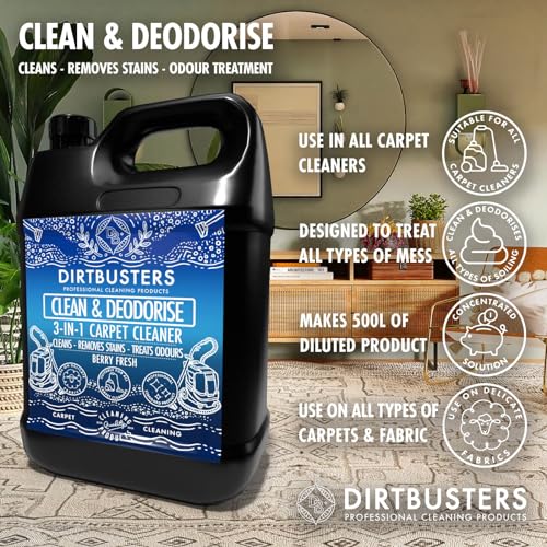 Teppichreiniger Dirtbusters 3 in 1 für Teppich und Polster