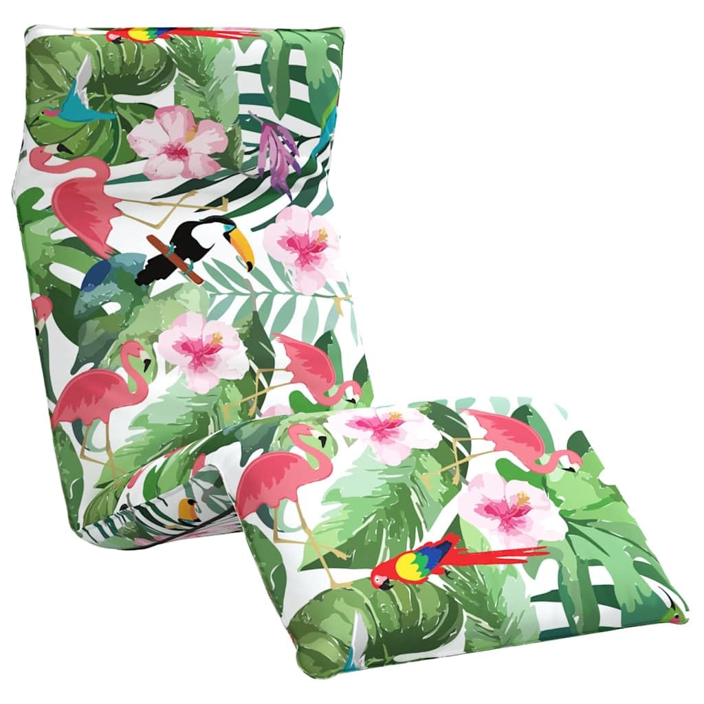 Tumbona plegable multicolor 175 x 54 x 8,5 cm, tela Oxford, ajustable en 5 direcciones, repelente al agua, para jardín, playa, piscina, silla de relajación, silla de gravedad cero interior