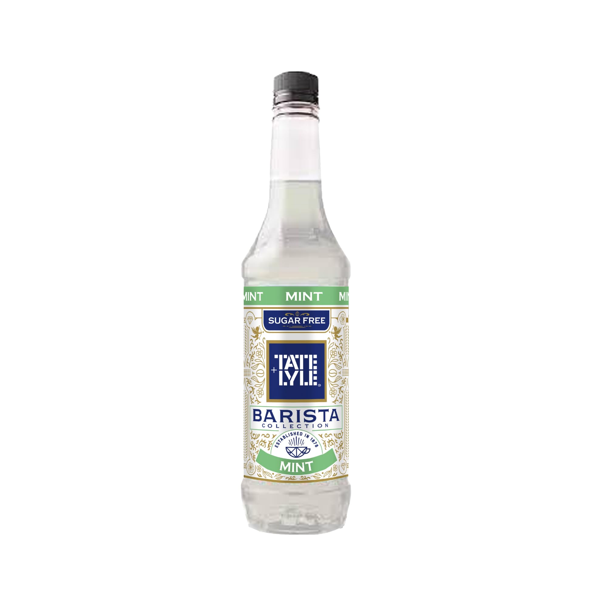 Tate & Lyle Sugar Free Mint Syrup Kosher Certified And Allergen Free Vegan Vegetarian Friendly Syrup Cold Drinks Hot Drinks 1l 1449105599