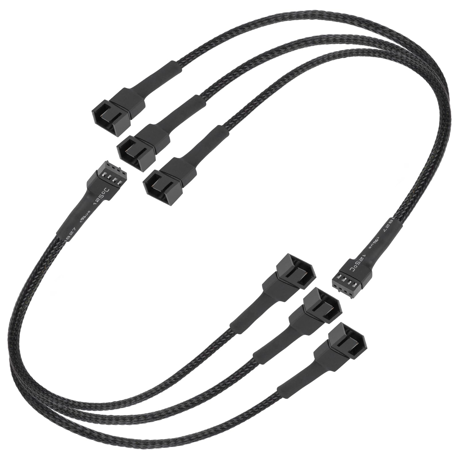 Amazon.co.jp: Novonest ケースファン 分岐 分岐ケーブル PWMファン用