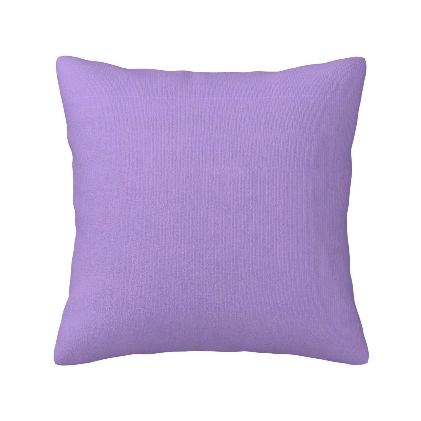 Lavender Print Decorative Throw Pillow Covers for Sofa, Outdoor and World Cup Celebrations
