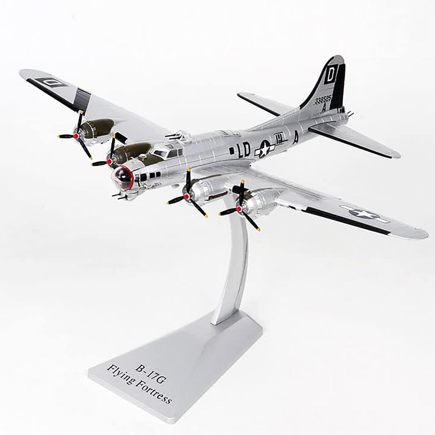 AZIZAT 1/72 B-17 Fortress Bomber Pre-Build Vintage Warplane Diecast Model wystawowy samolotu Samolot Metalowy odlewany model samolotu do kolekcji Ozdoba na prezent