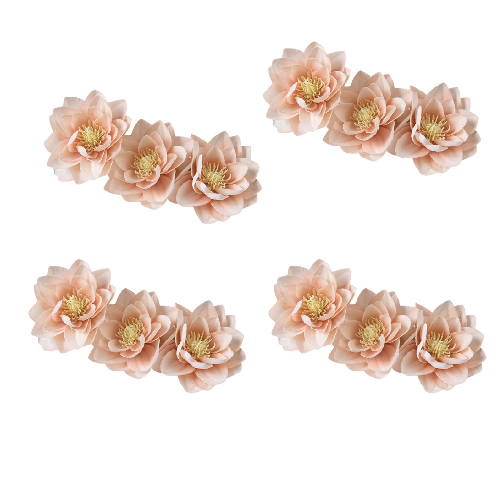 Nucelit Flower Curtain Tiebacks, Curtain Tie Holdbacks for Home Decoration, 4Pcs Set Drapes Holders