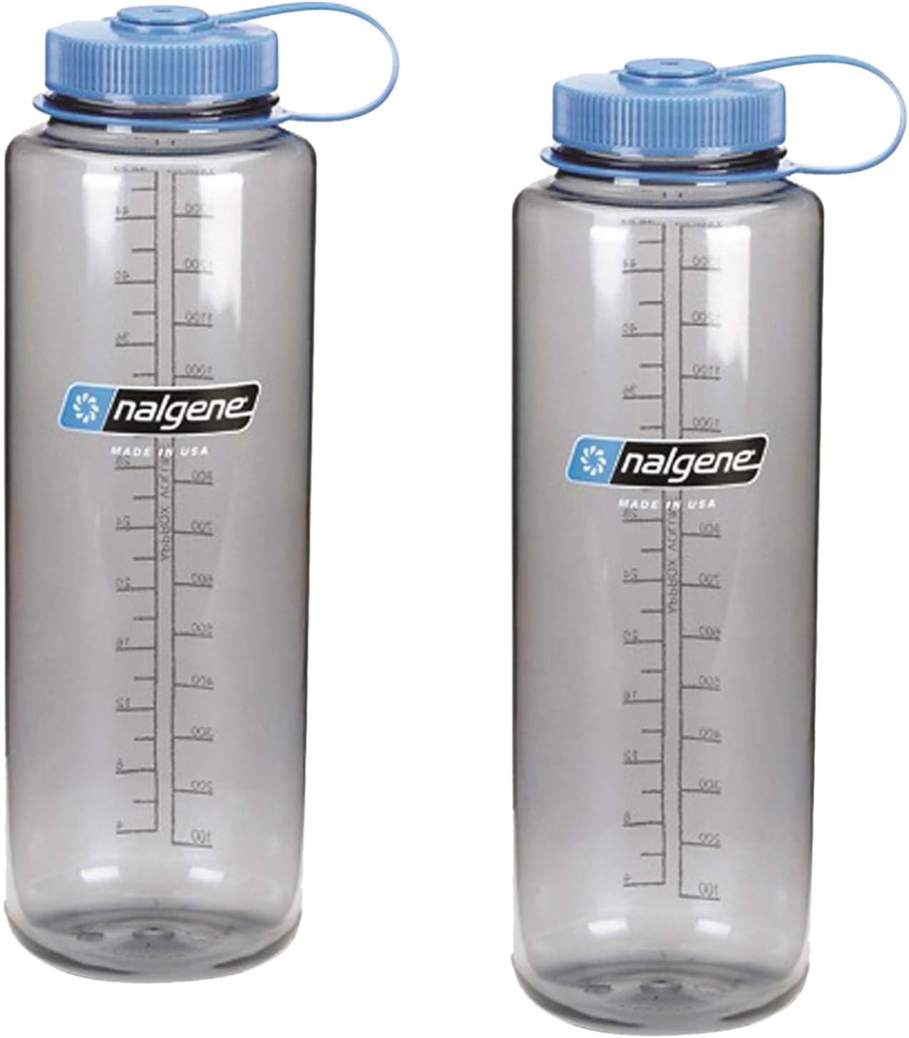 Nalgene Silo 48oz Tritan Wide Mouth Bottle – 2 Pack (Grey)