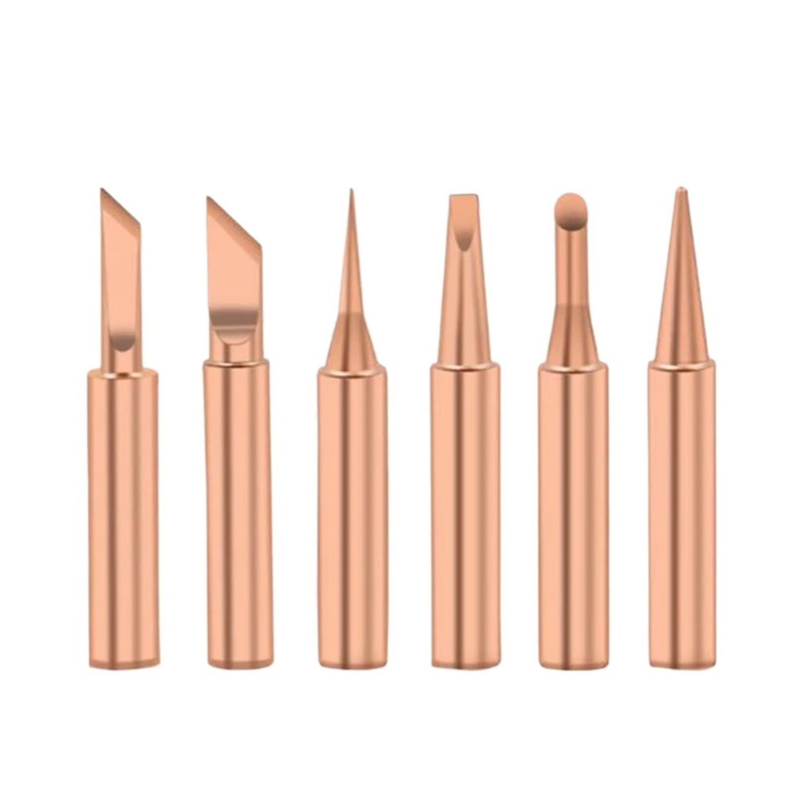Pjfcewfdgx 6Pcs 5/ 900M-T Copper Lead-Free Solder Tips Set For Welding(6Pcs)