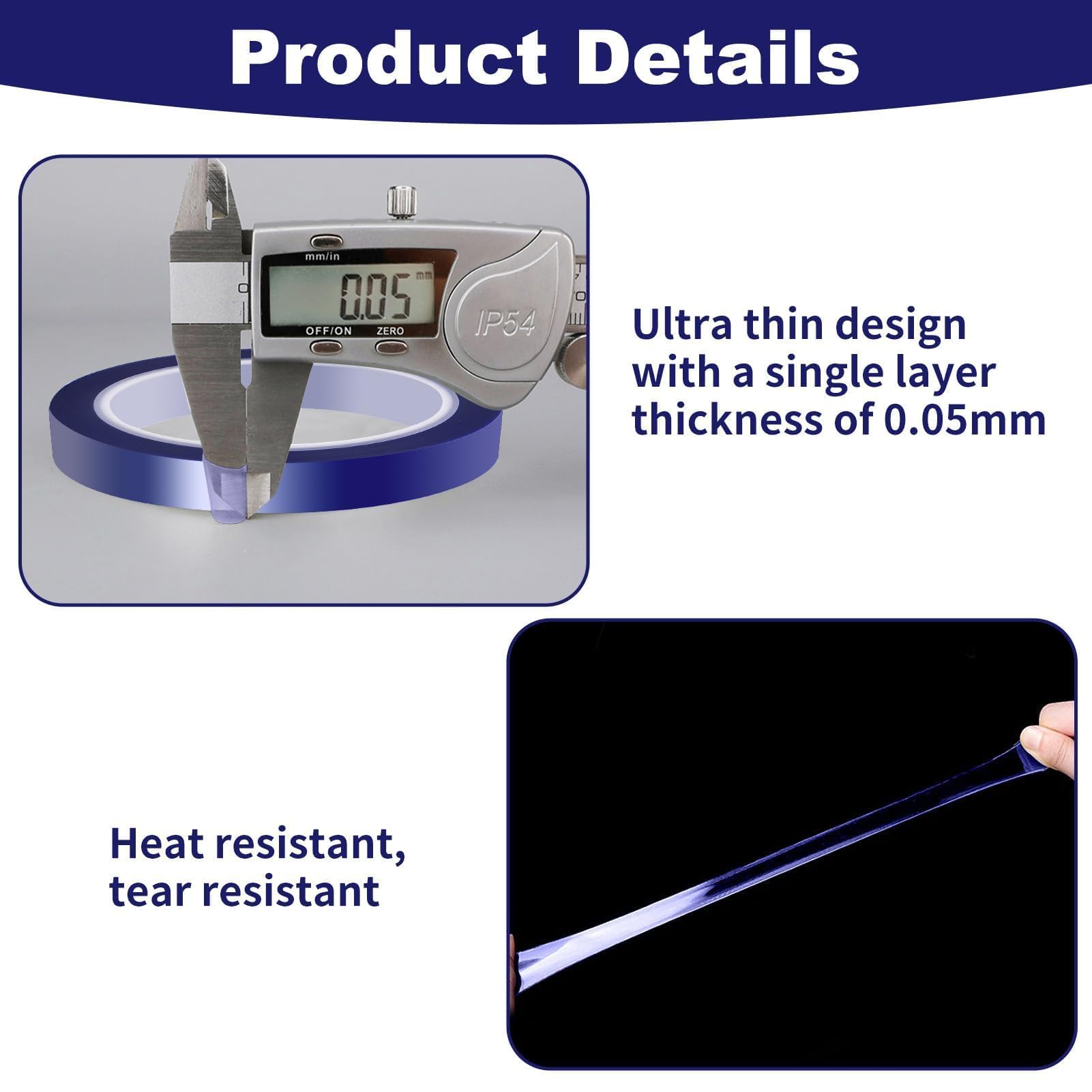 4 Rollos Cinta Termica 10 mm x 33 m Cintas Resistente Temperaturas Cinta Termica Sublimacion para Impresoras Sublimación, Impresiones Electrónicas, Transferencia Térmica y Circuitos Impresos