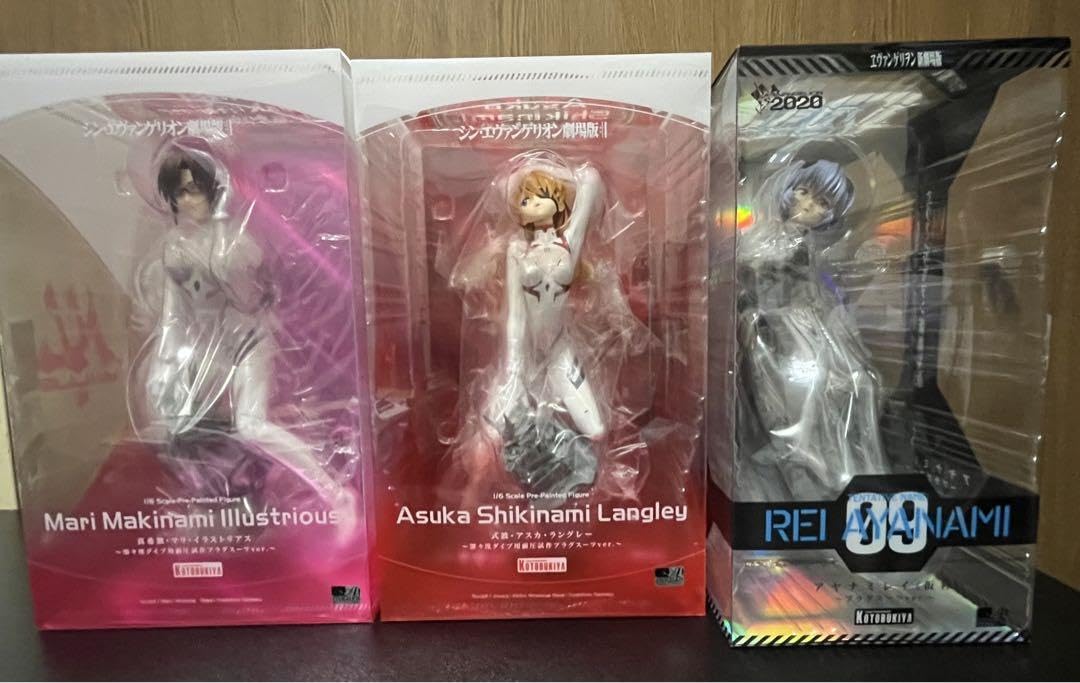 Amazon.co.jp: コトブキヤ アスカ マリ レイ 3体セット : 文房具 
