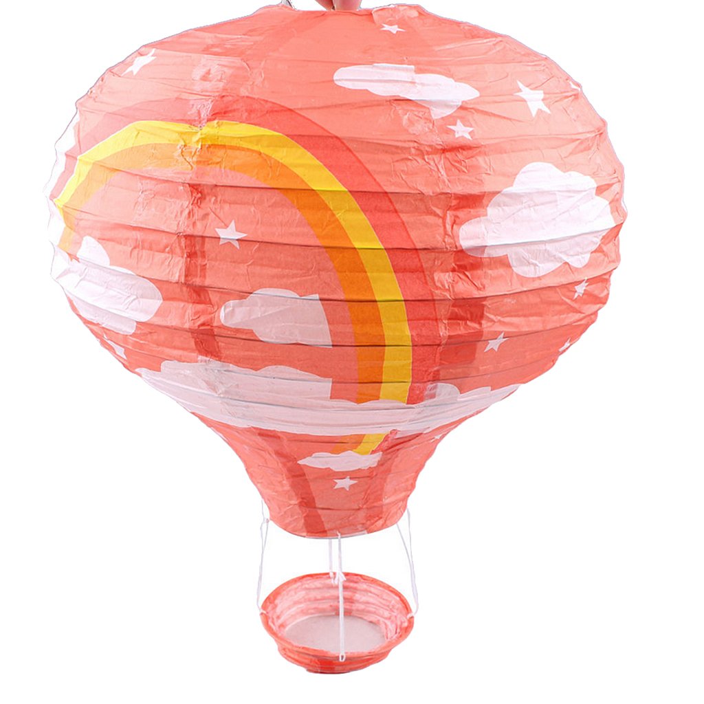 12inch Hot Air Balloon Paper Lantern Birthday Party Wedding Rainbow