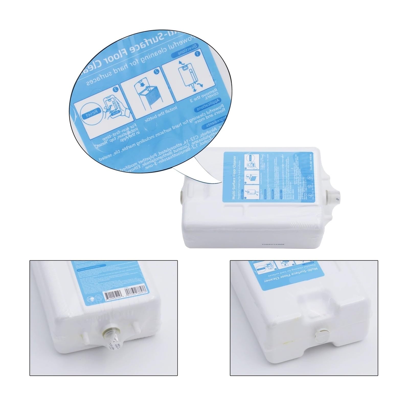 Liquido Detergente, Compatibile Con Dreame L20 Ultra L30 L10 Prime X10 Plus X20 15.2 FL 450 Ml