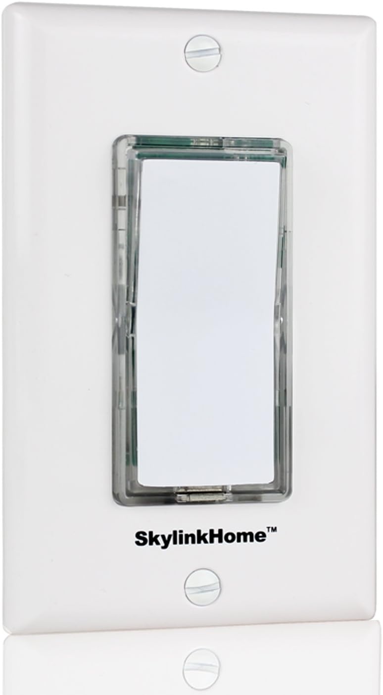 SkylinkHome TB-318 Wireless Stick-on or Wall Mounted Battery Operated Anywhere Wall Light Switch Remote Transmitter