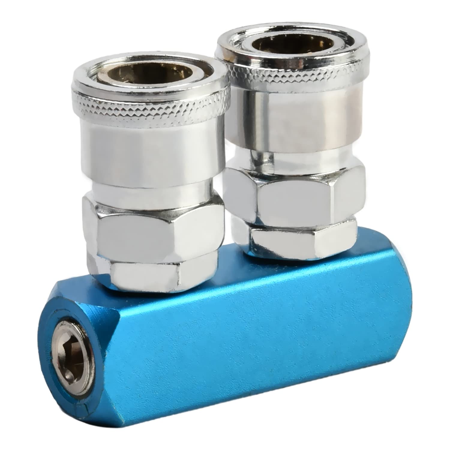 Othmro Lot De 2 Blocs De Collecteur 5 Voies 1/2" Pour Tuyau