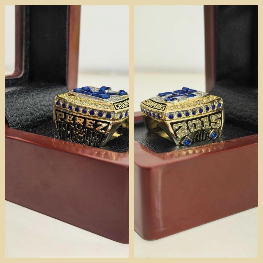 CLASSIC SERIES 2015 CHAMPIONSHIP RING Set ROYALer #Rarity Luxury Commemorative Sports Fan Detail Gift - Glory Collect Various Festivals Occasions with Sandalwood Box