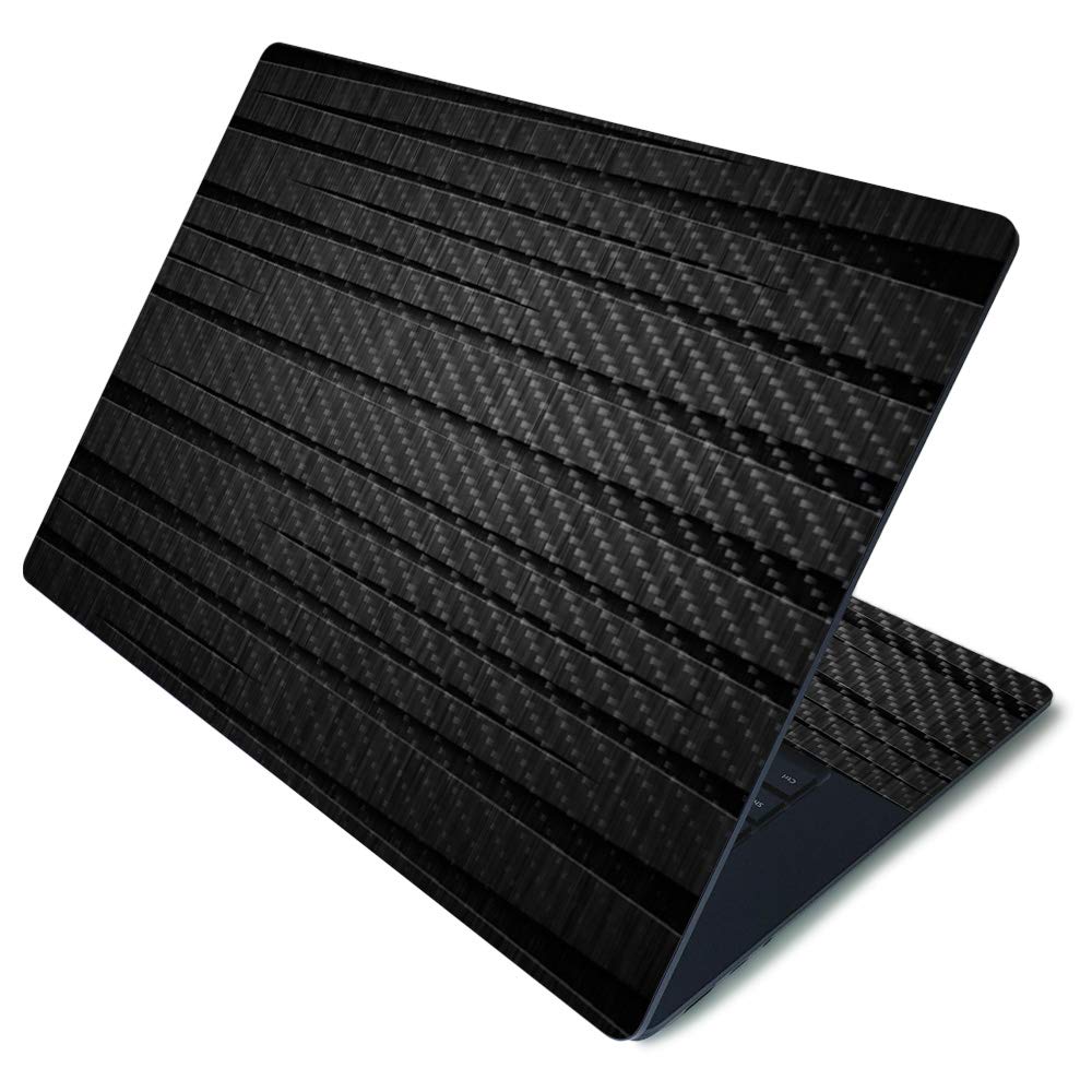 MightySkins Carbon Fiber Skin for Microsoft Surface Laptop 3 15" - Carved Wood | Protective, Durable Textured Carbon Fiber Finish | Easy to Apply, Remove, and Change Styles | Made in The USA