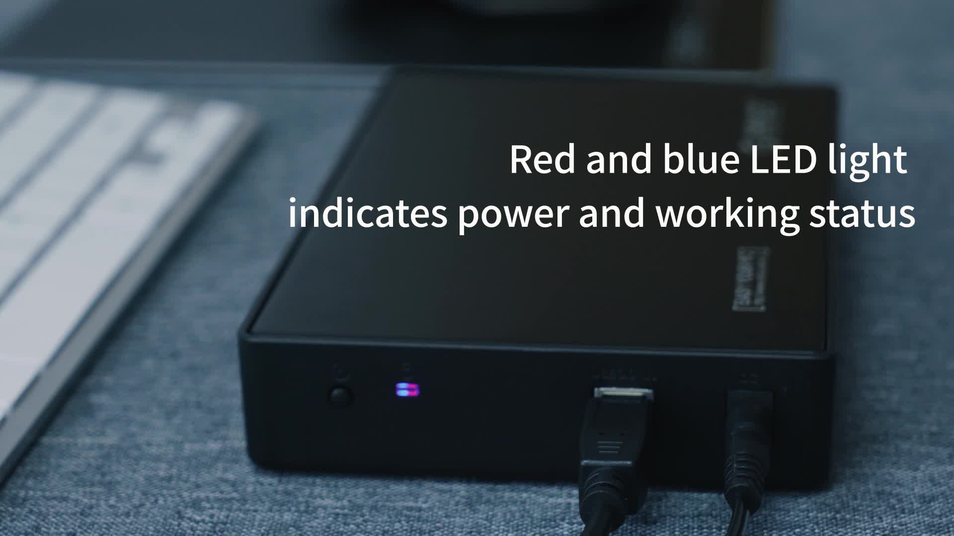 ORICO Caja Disco Duro Externo 3.5'', Carcasa Externa Disco Duro USB 3.0 con UASP y Adaptador 12V