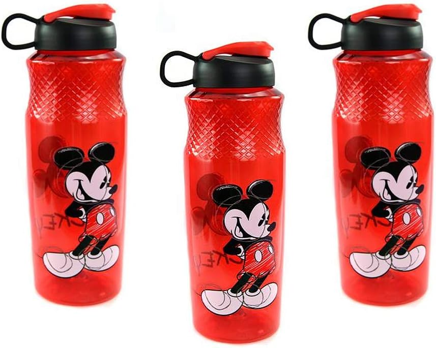 Amazon.com: Disney Minnie Mouse Water Bottle with Built In Straw