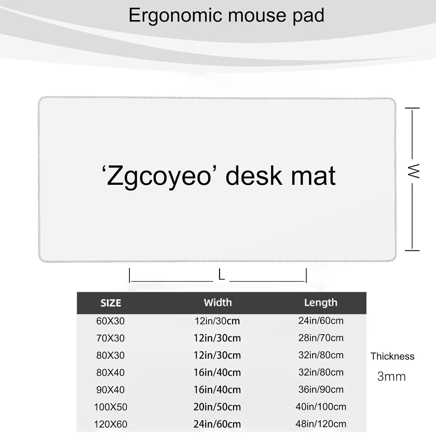 マウスパッド 大型 超防滑設計 防水 デスクマット, マウスパッド ゲーミング いた から選択する複数のサイズ, ラップトップ、ゲー
