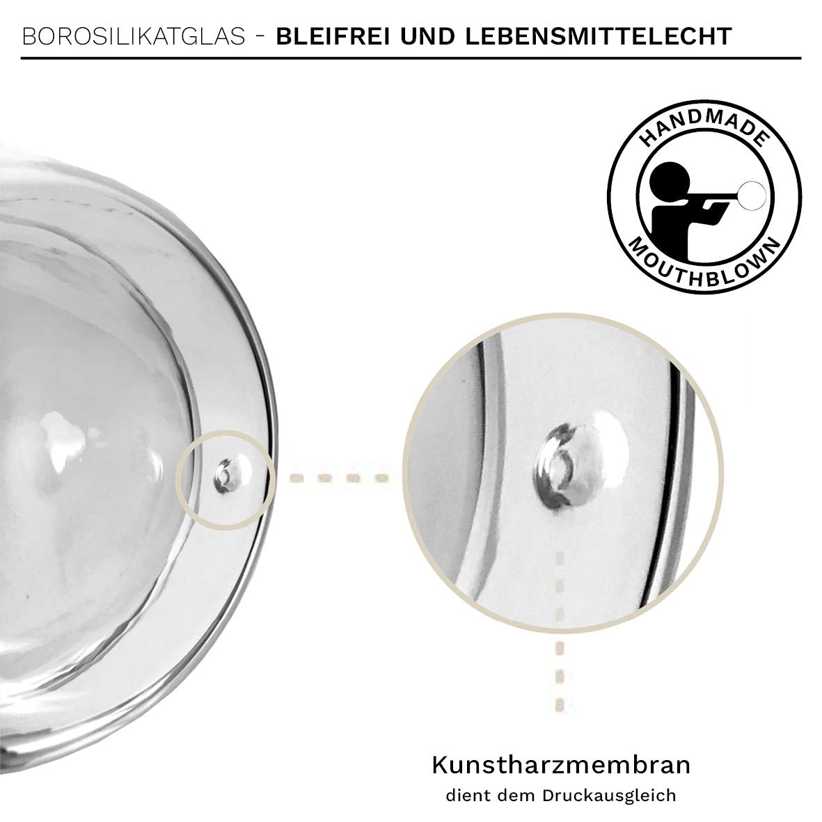 Creano Szklanki termiczne z podwójnymi ściankami, 250 ml, zestaw 12 sztuk, duże szklanki z podwójnymi ściankami, ze szkła borokrzemowego, szklanki do kawy, szklanki do herbaty, latte macchiato