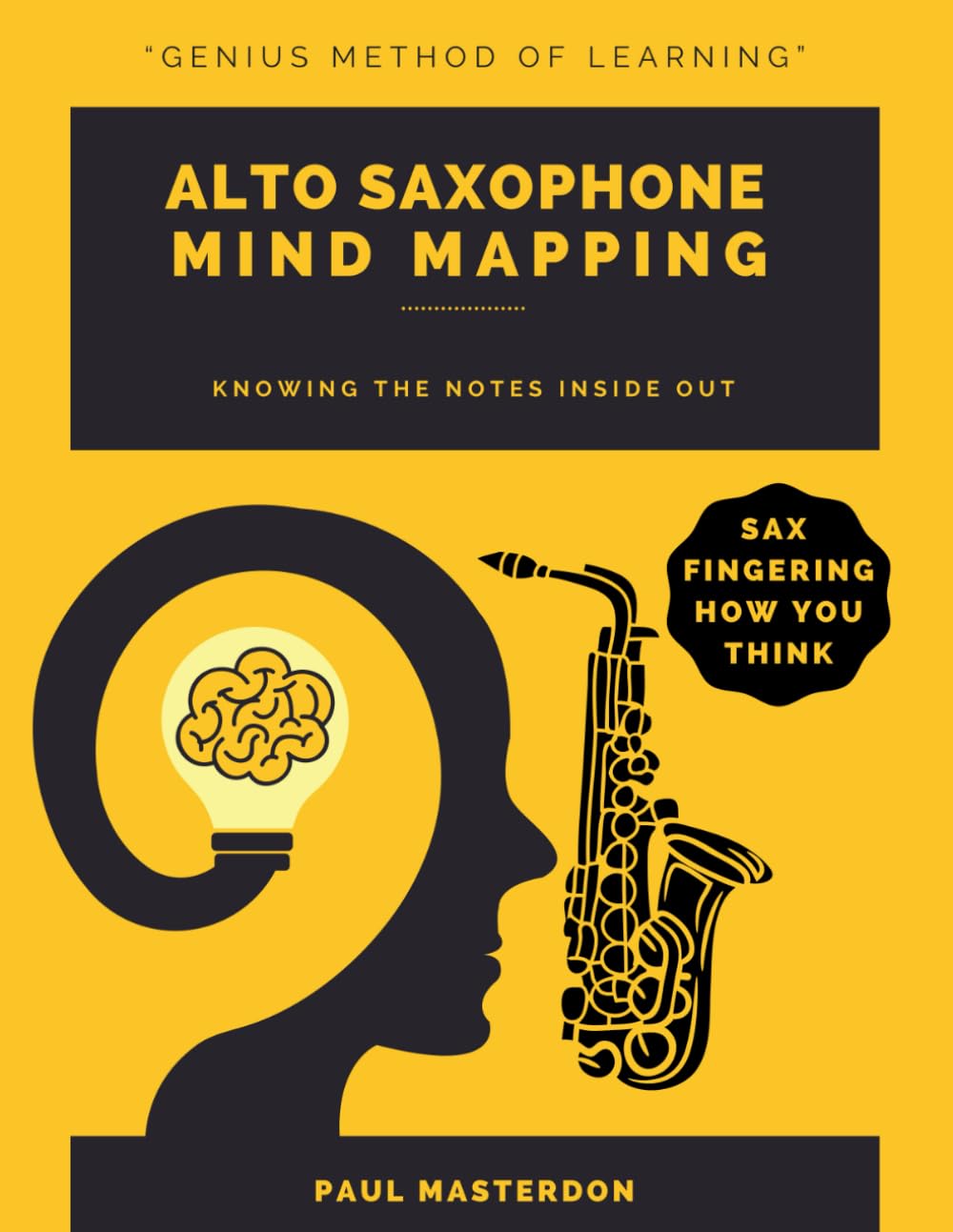 Alto Saxophone Mind Mapping: A Sax Chart How You Think: 1 (Alto Sax Mnemonics)