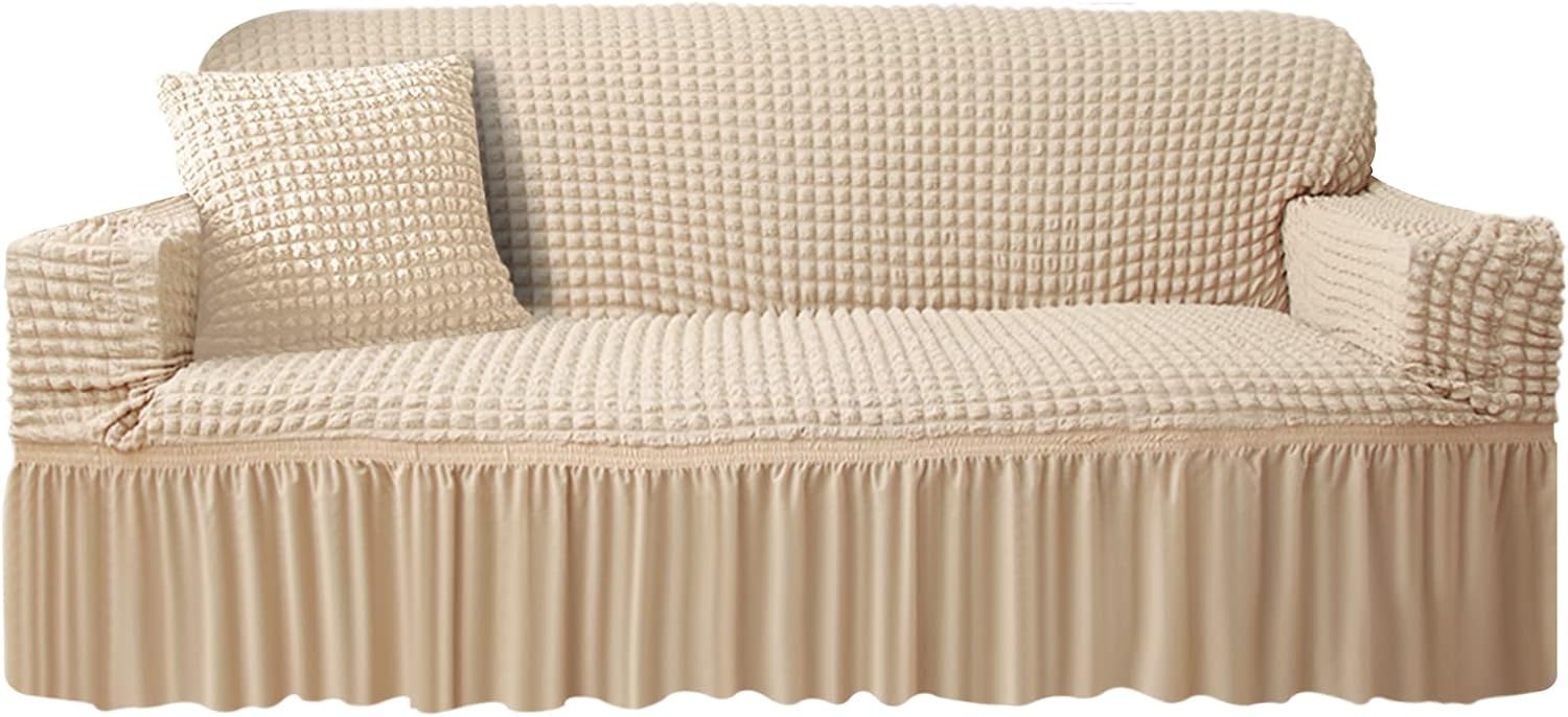 Amazon.de NAKIHOUSE Sofa Überwürfe Sofabezug 3 Sitzer Elastischer