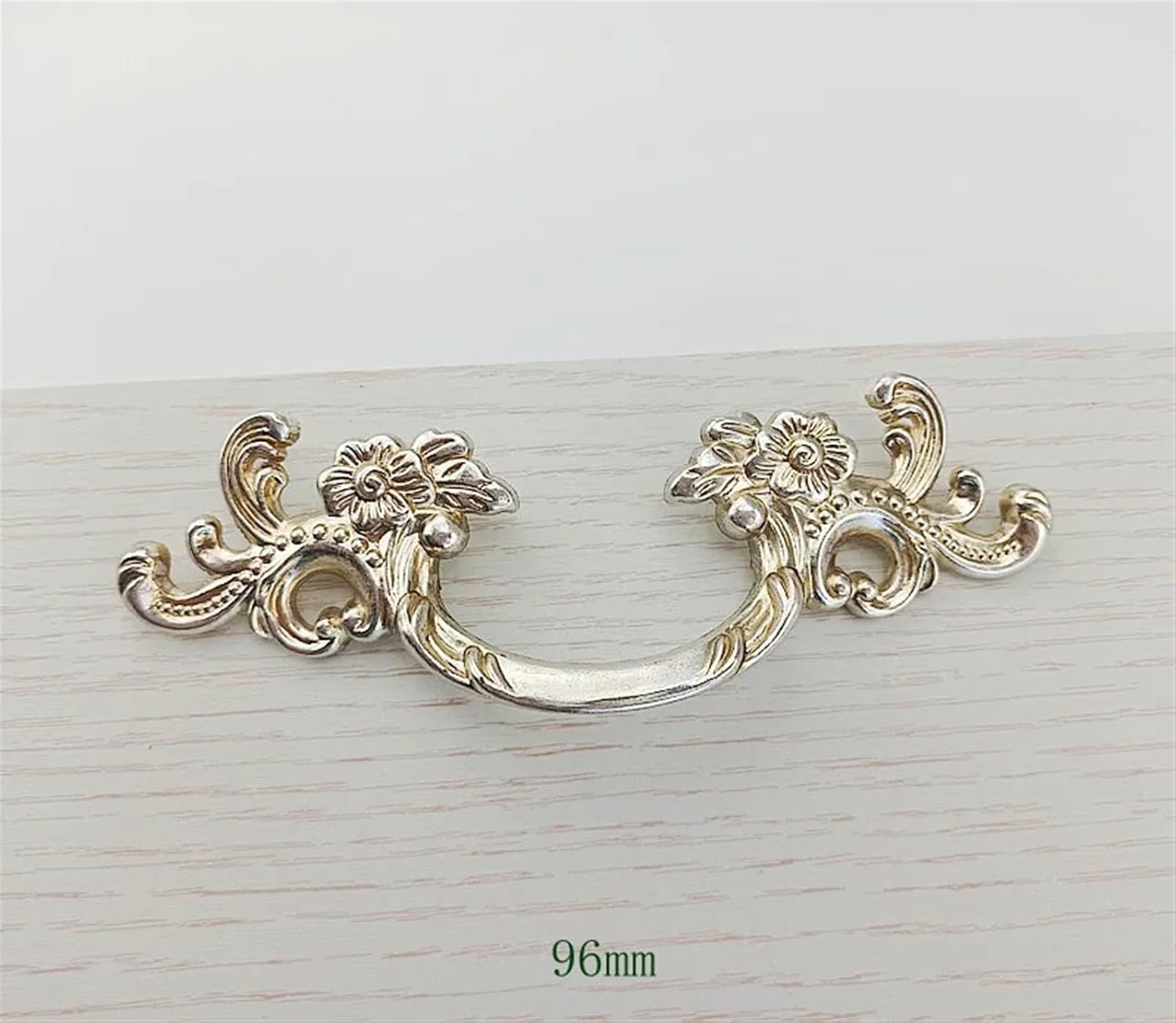 Furniture Hardware Handle Kitchen Cabinets Sliding Door Drawer Wardrobe Cupboard Dresser Handle Pull 2Pcs(Silver-64mm)