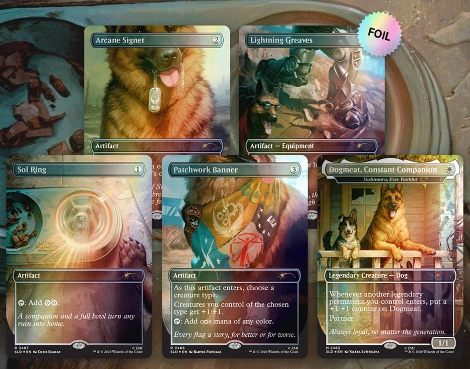 MTG Secret Lair x Fallout: Greet The Dog​ (Foil Edition)