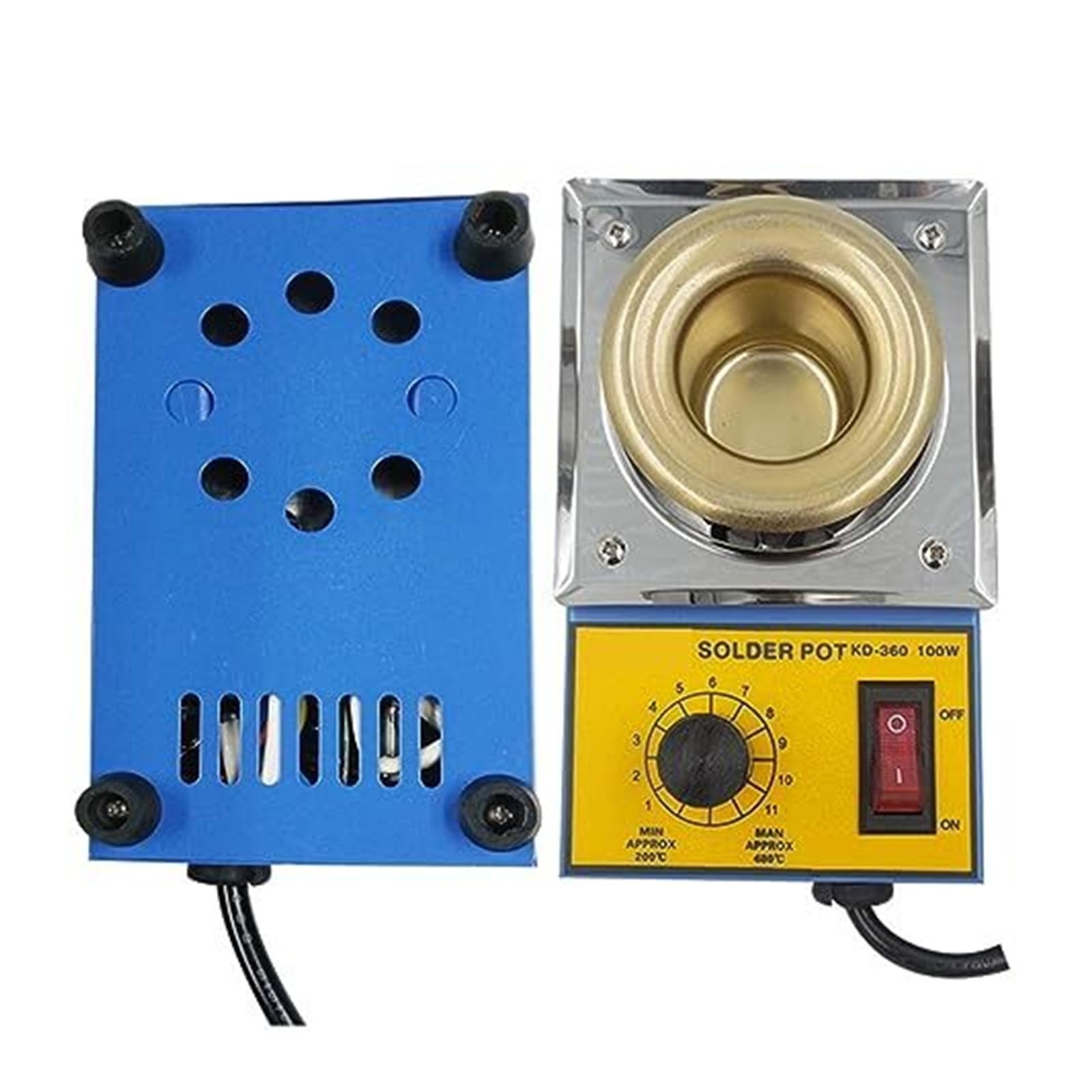 Tygiel lutowniczy, piec do topienia cyny o regulowanej temperaturze 150 W i 300 spawania lutowania (300 W)(250W)