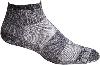 Wrightsock DL Escape Quarter Black Twist MD US Mens Shoe 5-8, Womens Shoe 6.5-9