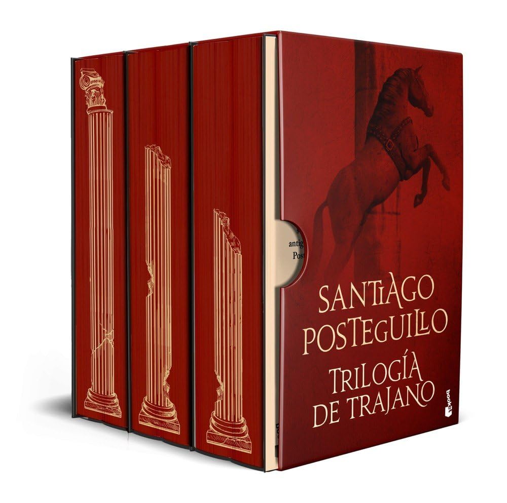 Estuche Trilogía de Trajano. Edición especial con cantos decorados: Incluye Los asesinos del emperador + Circo máximo + La legión perdida (Novela histórica)