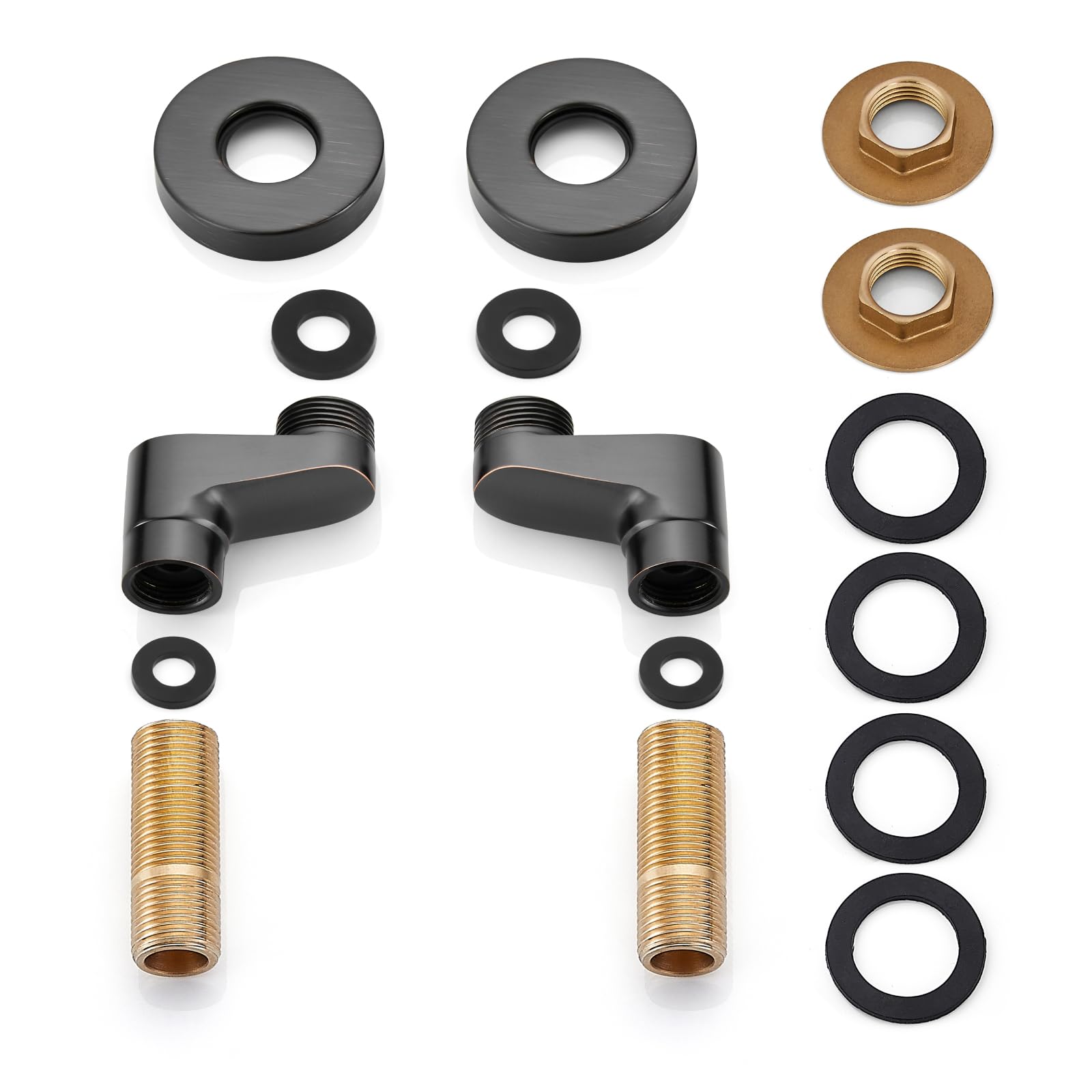 gotonovo Clawfoot Tub Adapter 3-3/8 Inch Adjustable Swing Arms for