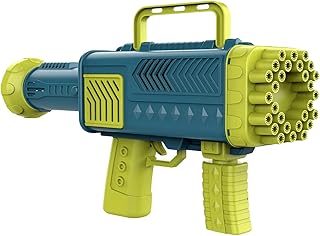 Automatic Bubble Blower | Automatic Bubble Blower with Light and Music - 46-Holes Automatic Bubble Blower for Kids, Birthday Party Favors Kkaa