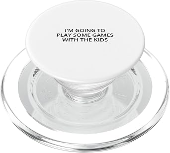 Im going to play some games with the kids PopSockets MagSafe PopGrip for iPhone