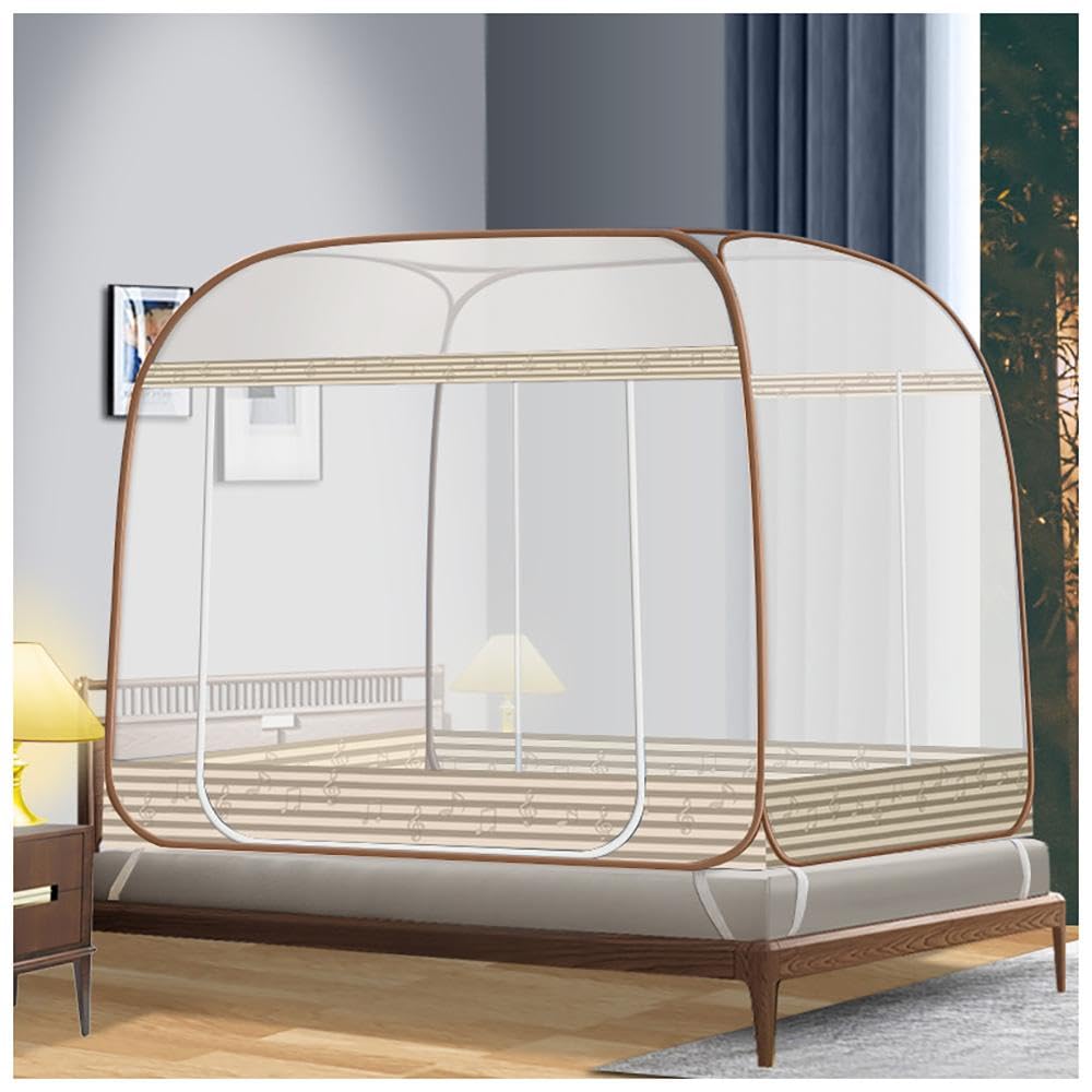 Moustiquaire de lit pliable anti-insectes tente portable pour nuits sans piqûre