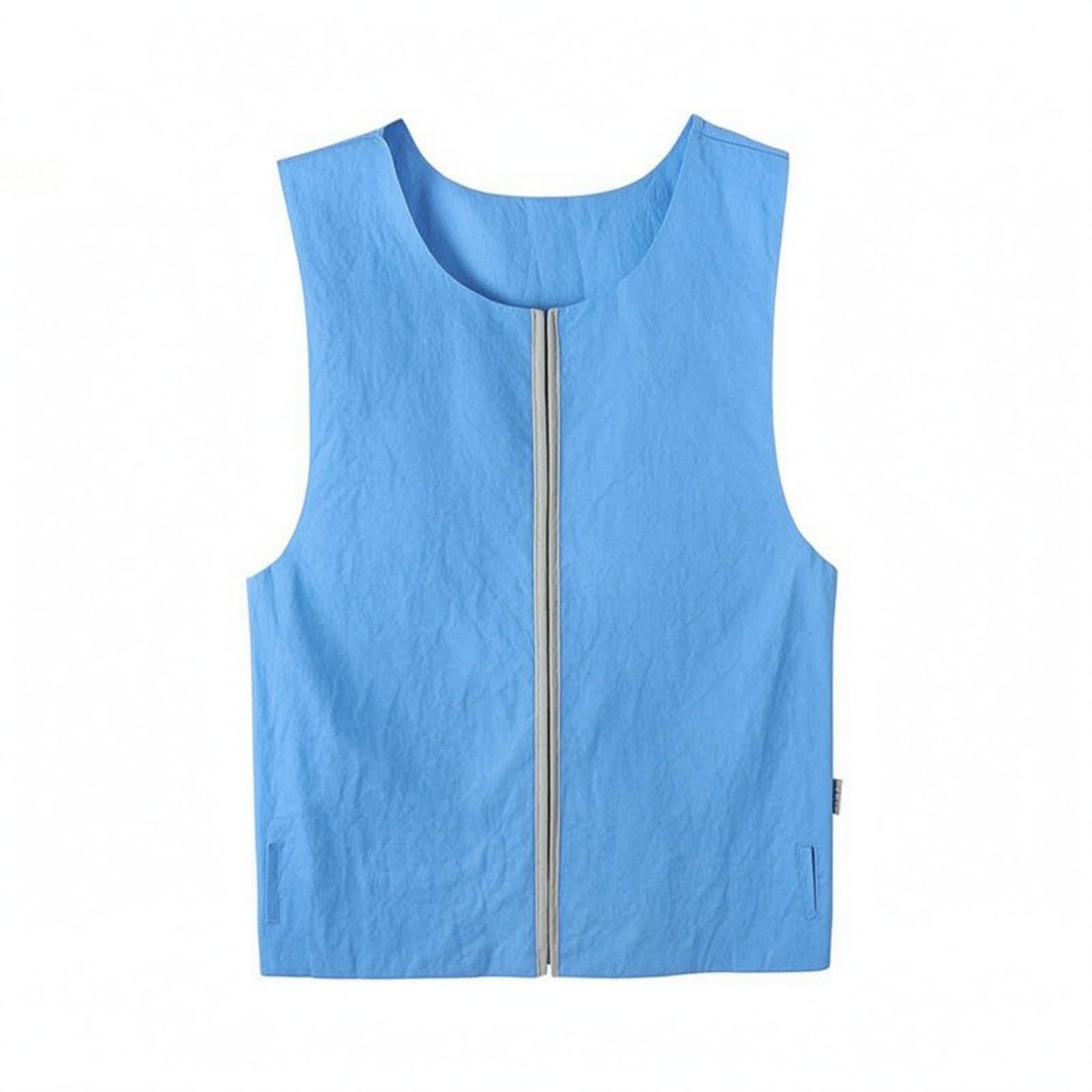 Sleeveless Cooling Vest Open Armholes Zipper Cooling Vest for over Clothing|Clothing Shoes & Accessories| Womens Clothing| Coats & Jackets-picture-53