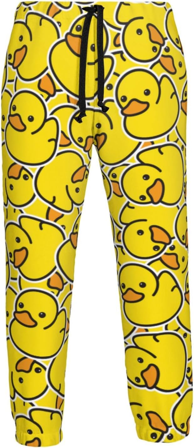 Mens Joggers Sweatpants, Funny 3D Print Athletic Pants Elastic Waist Novelty Casual Trousers with Pockets