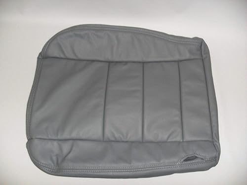 Miniatura 4 de 2002 a 2007 para Ford F-250 F-350 Lariat pasajero inferior vinilo asiento cubierta gris