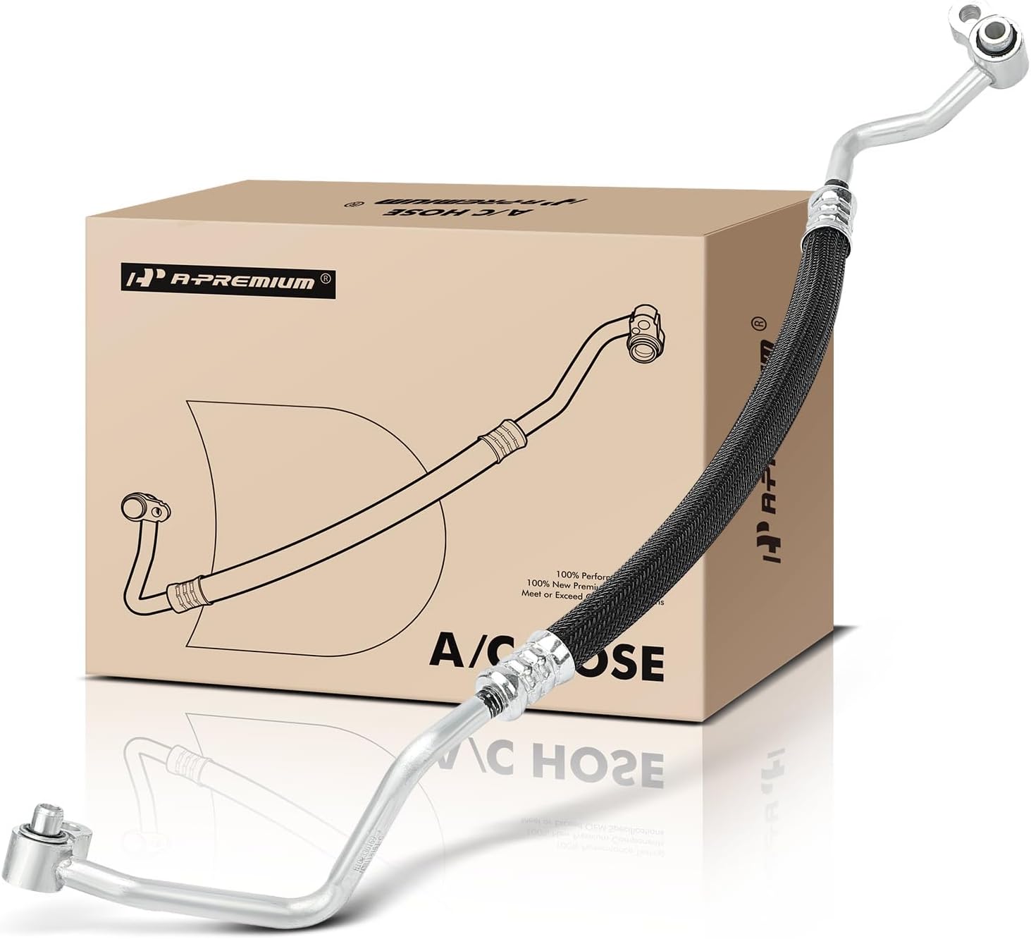 A-Premium A/C Discharge Line Hose Assembly Compatible with Dodge Charger 2014-2021, Challenger 2015-2021 & Chrysler 300 2014-2021, 3.6L, Compressor to Condenser