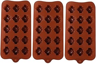 NOLITOY 9 Peças Molde De Folha De Bordo Folhas De Silicone Para Doces Outono Molde De Folha De Bordo Molde De Silicone Folha De Bordo Doces Forma De Bolo De Ação De Graças Molde De Folhas