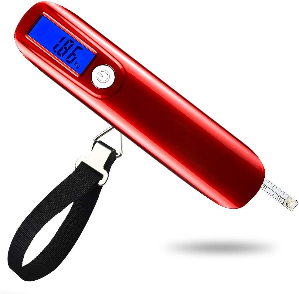 Luggage Scale ,Hochoice Hand Scales with Tape Measure for Travel Baggage Weight, Digital Hanging Luggage Scale, Backlight LCD Display, Electronic Balance Digita, Portable Scales : Clothing, Shoes & Jewelry