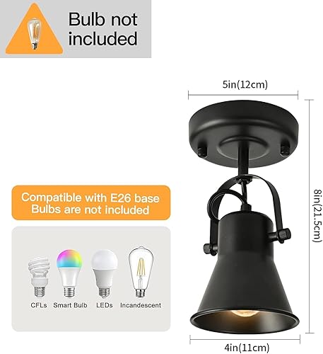 Miniatura 4 de SEEBLEN Luz de riel moderna iluminación de techo para interiores, luz de acento ajustable para montaje en pared, para dormitorio, sala de estar,