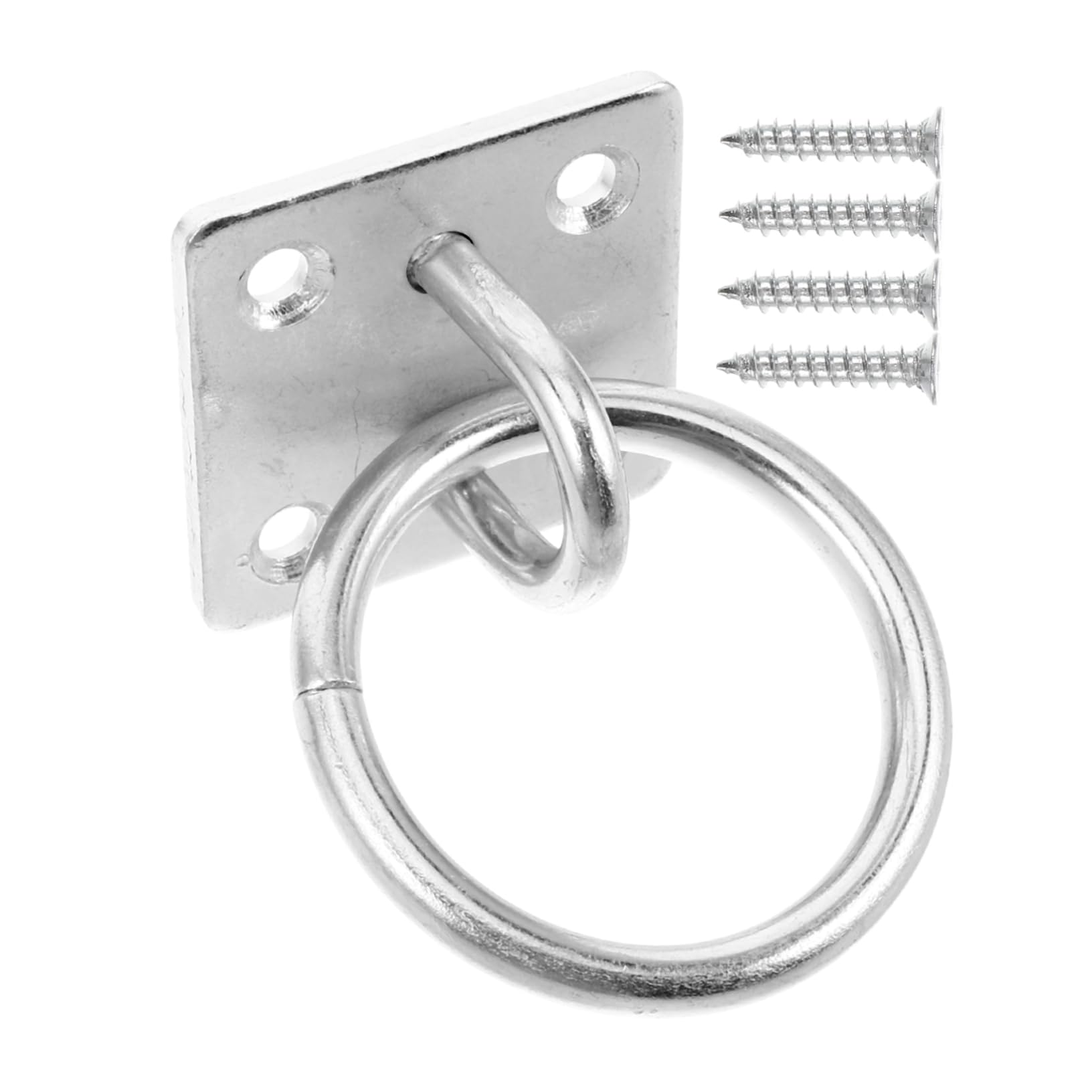 KOMBIUDA Horse Tie Ring for Stall and Stable Durable Hitching Ring with Screws for Tethering Replacement for Barn Supplies and Equestrian Use