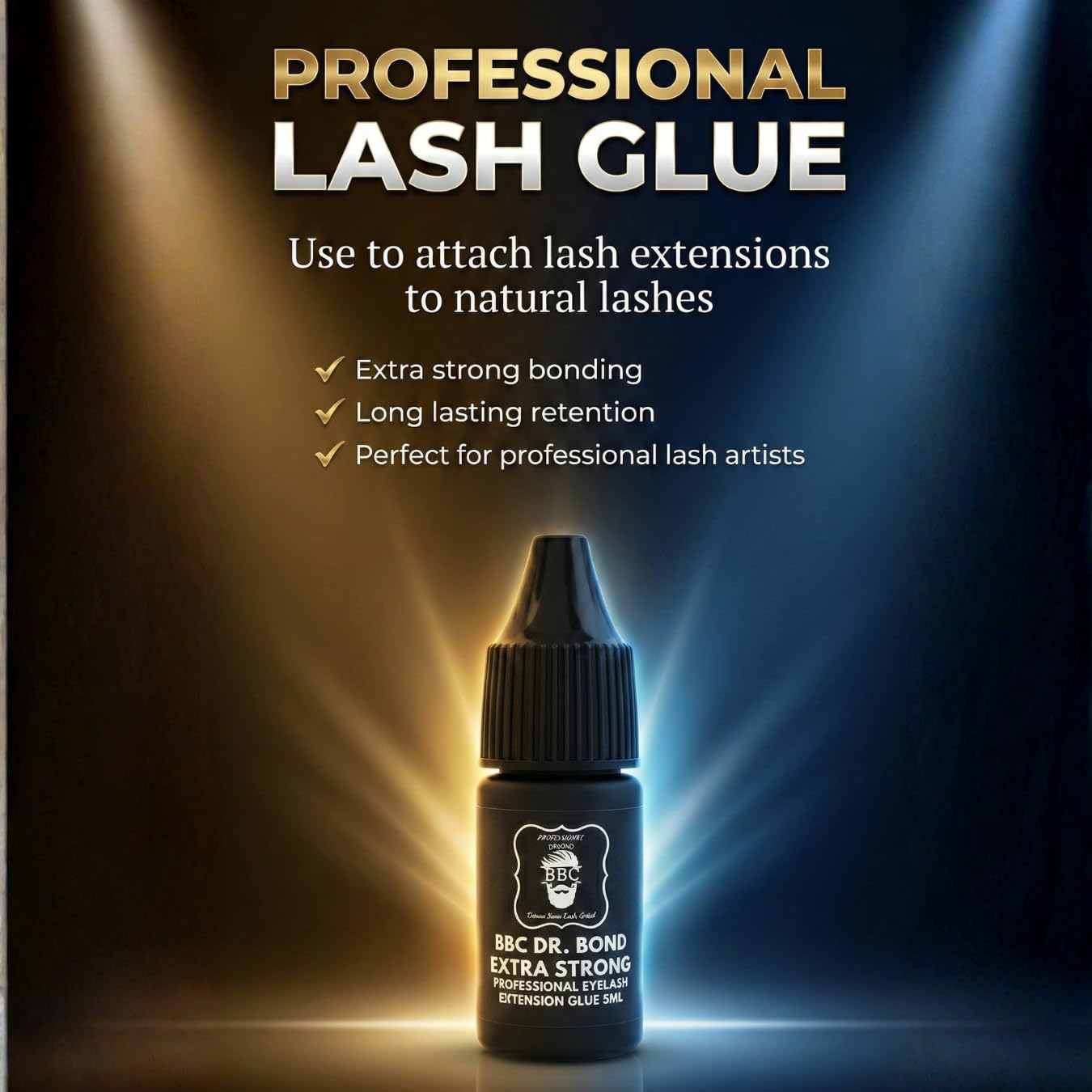 BBC Professional Lash Extension Combo Kit | Lash Shampoo, Primer, Glue, Bonder & Gel Remover | Complete 5-Step Eyelash Extension Kit for Lash Artists 3