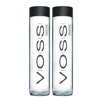 Voss Sprakling Water - Pack of 2 Bottle, 2 x 800 ml