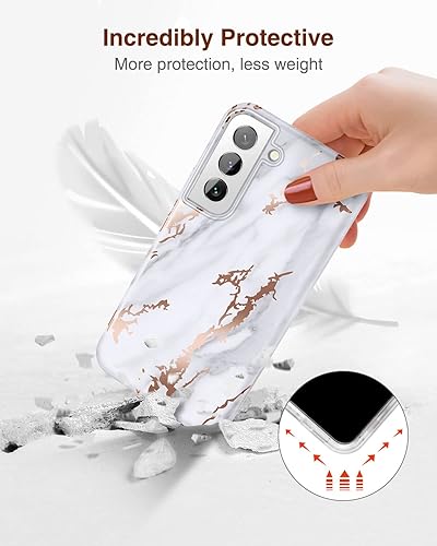 Miniatura 5 de SURITCH Funda para Samsung Galaxy S22 Plus, protector de pantalla integrado Protección de cuerpo completo a prueba de golpes, resistente, delgada y