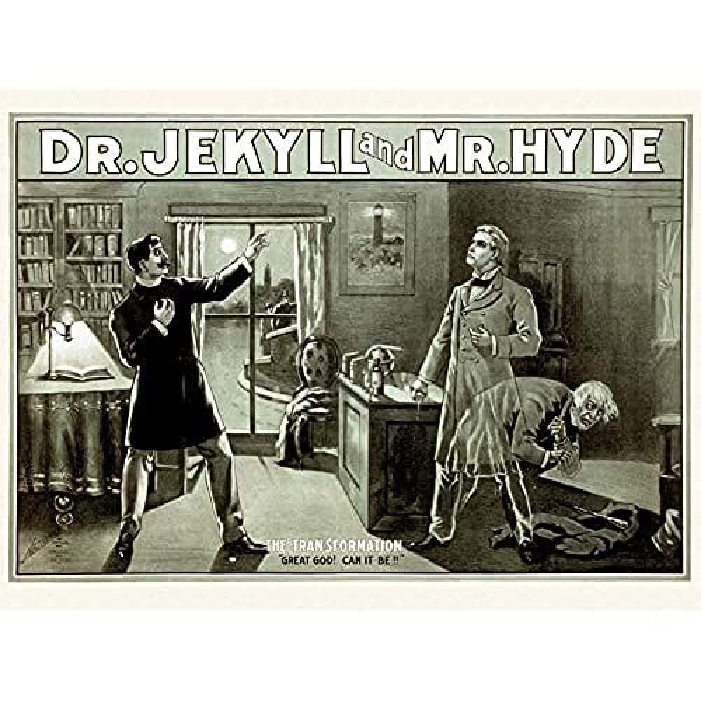 National Chicago Jekyll Hyde Theatre Show Advert Art Print Canvas Premium Wall Decor Poster Mural